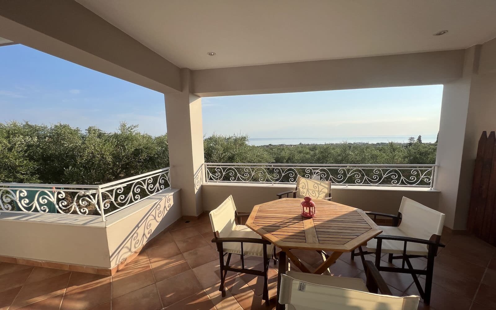 Villa Zoi olive grove and sea view