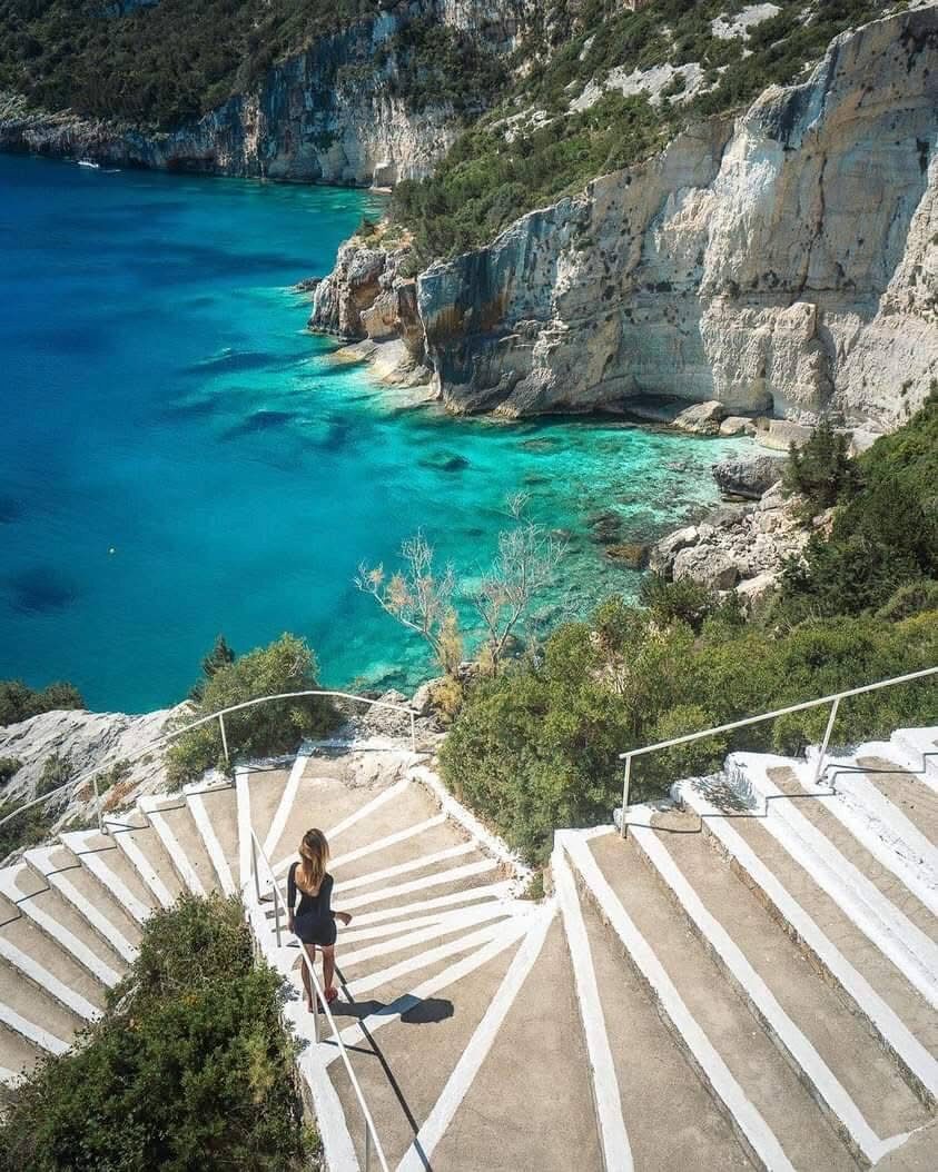 Snorkelers enjoying the clear waters of the northern Zakynthos coast